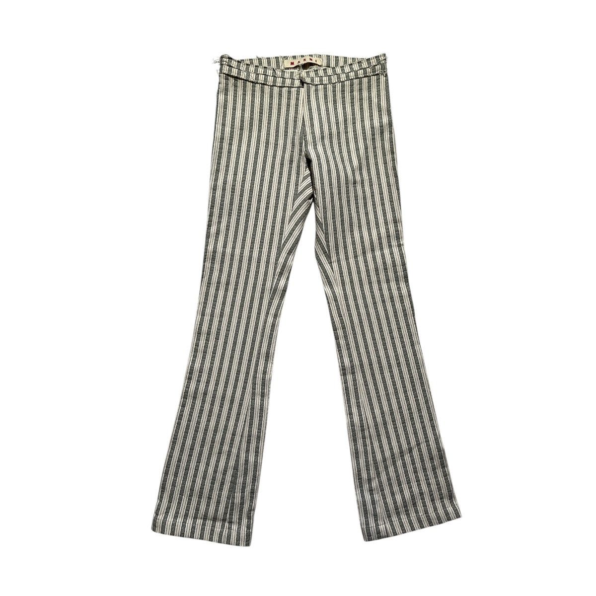 Marni Flared vertical stripe pant Size US 30 / EU 46 - 1 Thumbnail