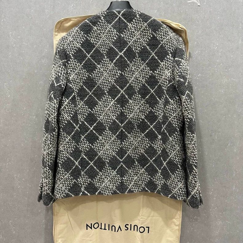 Louis Vuitton Louis Vuitton Fey Dong Rhombus Check Jacket Size US L / EU 52-54 / 3 - 2 Thumbnail