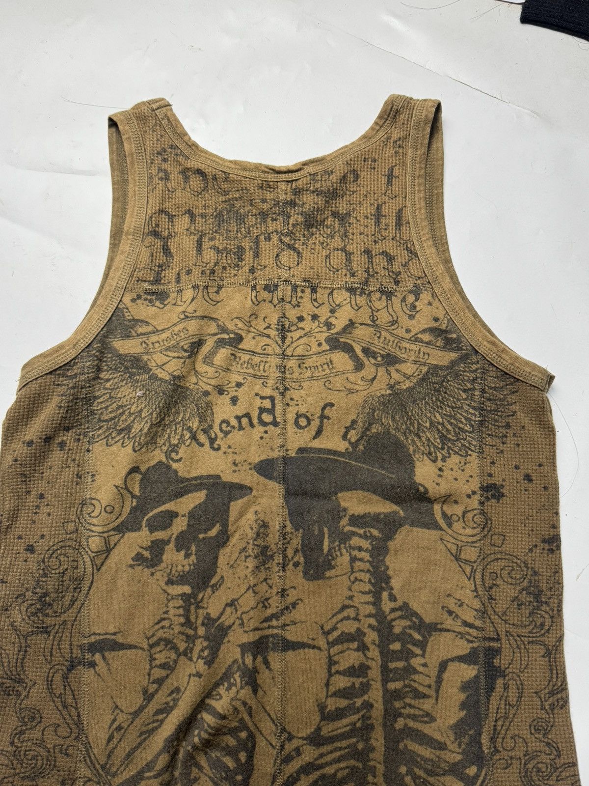 5351 POUR LES HOMMES Tanktop Skulls Japanese DailyNews Goa Lgb Styled Size US L / EU 52-54 / 3 - 6 Thumbnail