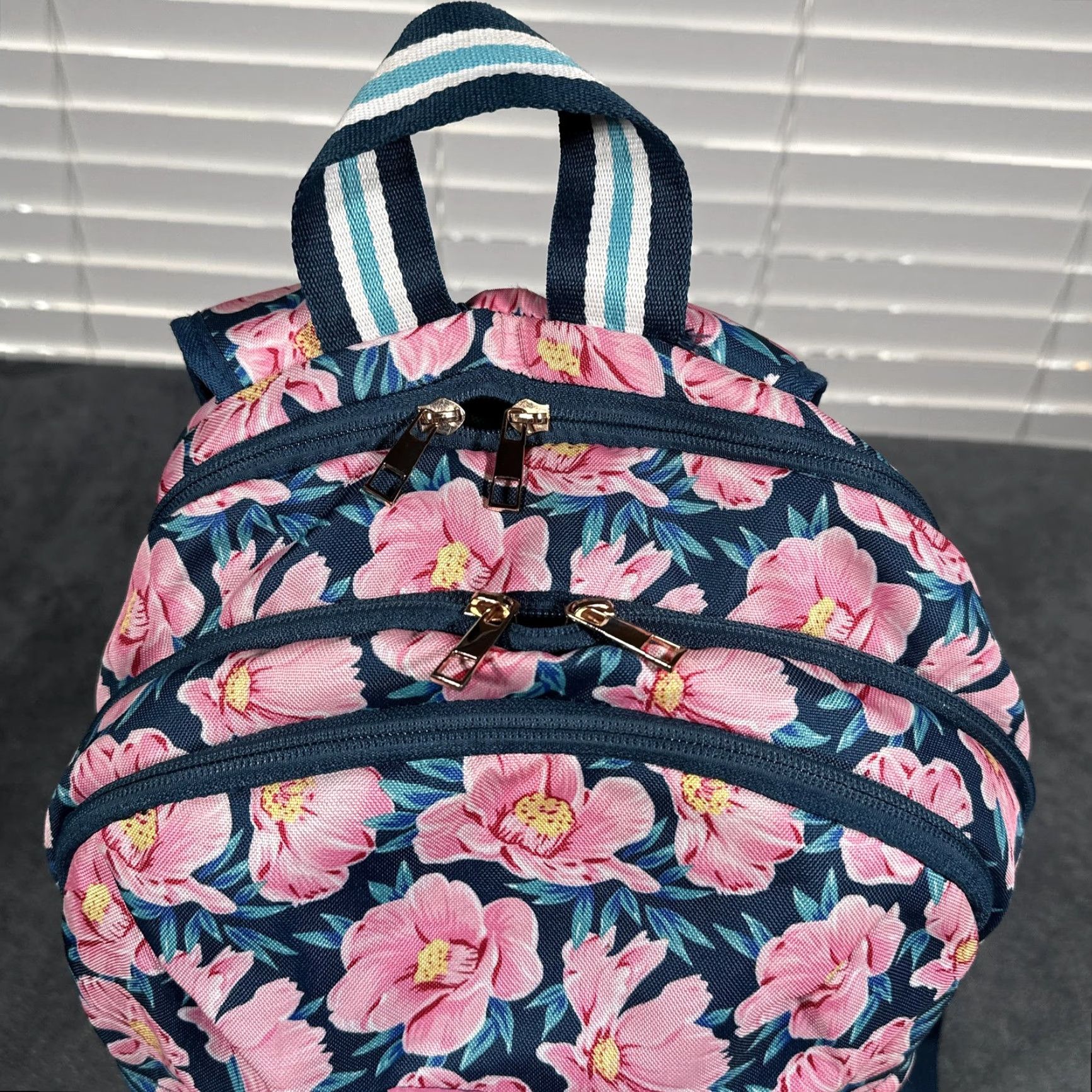 Vintage Simply Southern Backpack Floral School Travel Bookbag Collection Carry On PNKBLM Size ONE SIZE - 5 Thumbnail