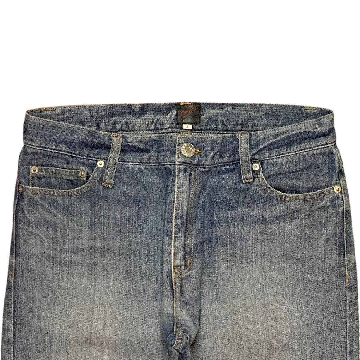 JACKROSE × Japanese Brand Vintage Japanese Jack Rose Blue Wash Distressed Loose Jeans Size 32" / US 10 / IT 46 - 4 Thumbnail