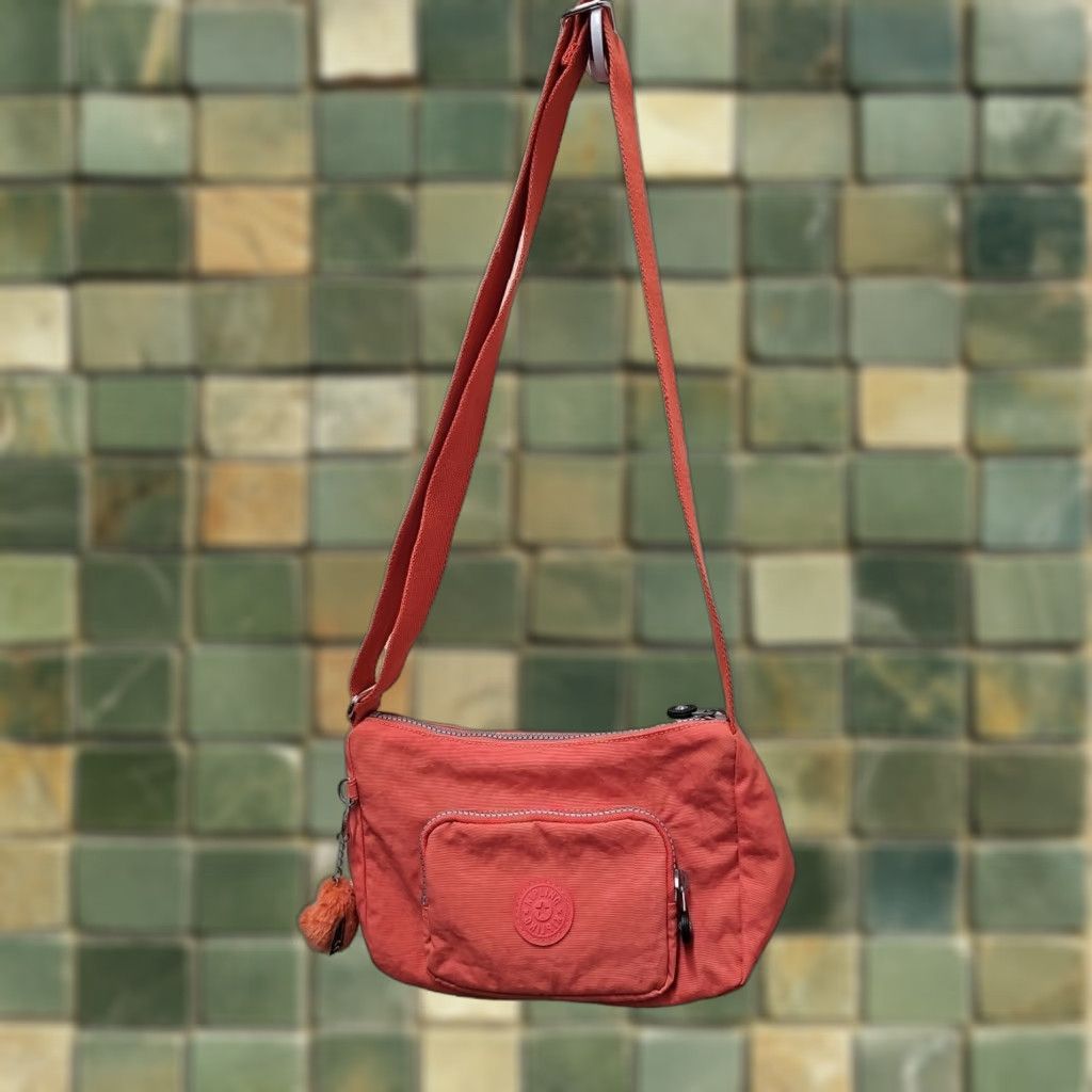 Vintage Kipling Samara HB7692 Crossbody Bag Pink Purse Women Small Cross-Body Nylon Lightweight Organizer / Bag Adults Women Size ONE SIZE - 1 Thumbnail