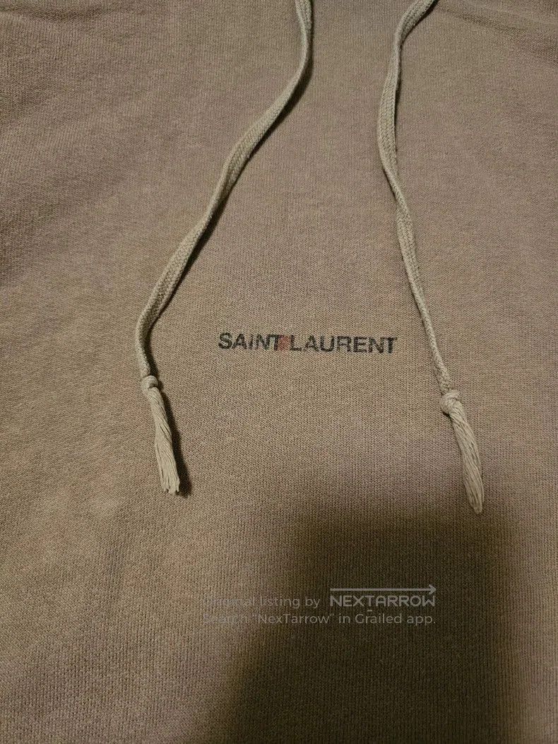 Saint Laurent Paris Saint Laurent Beige Hooded Sweatshirt. Size US S / EU 44-46 / 1 - 2 Thumbnail