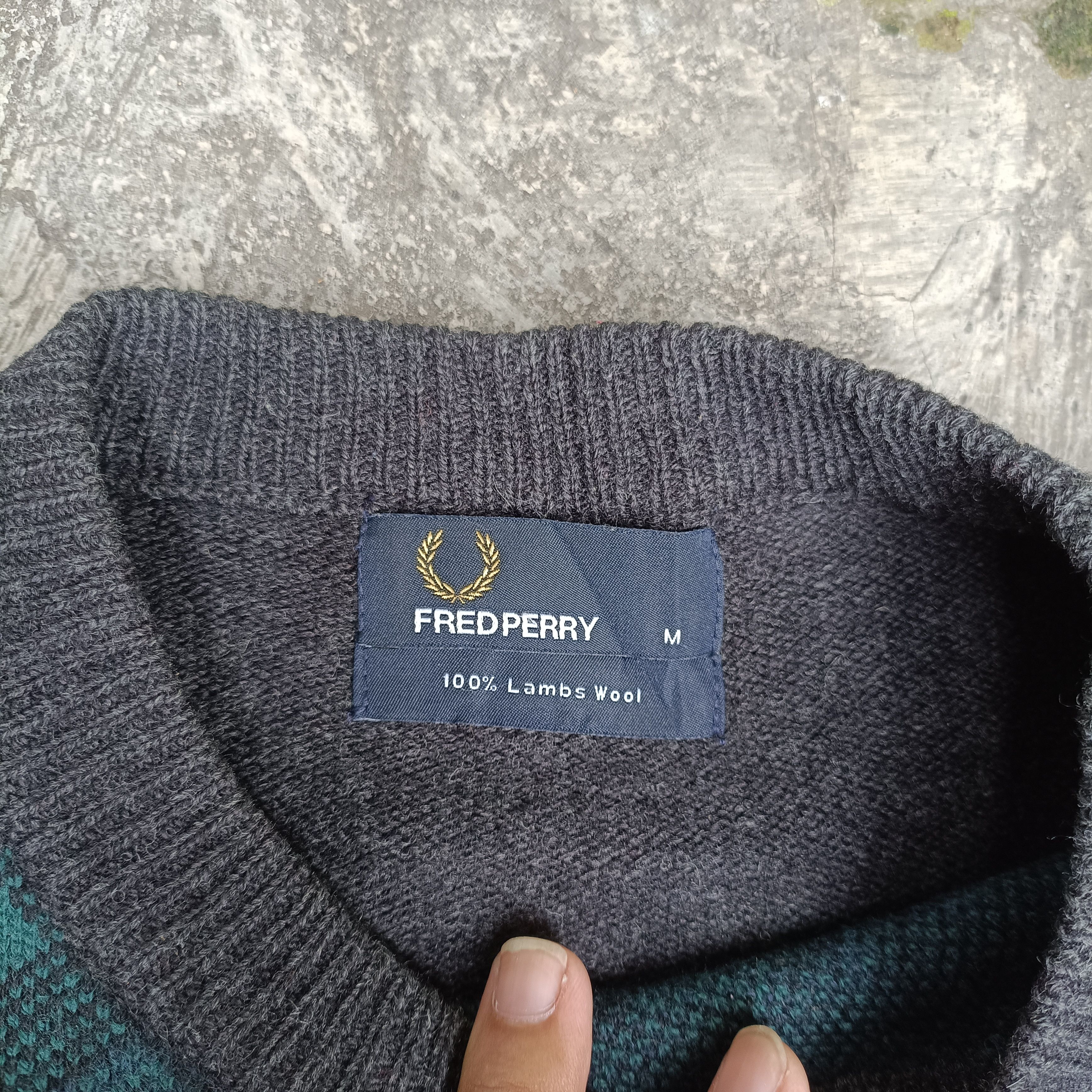 Fred Perry Fred Perry Wool Sweatshirt Size US M / EU 48-50 / 2 - 4 Thumbnail