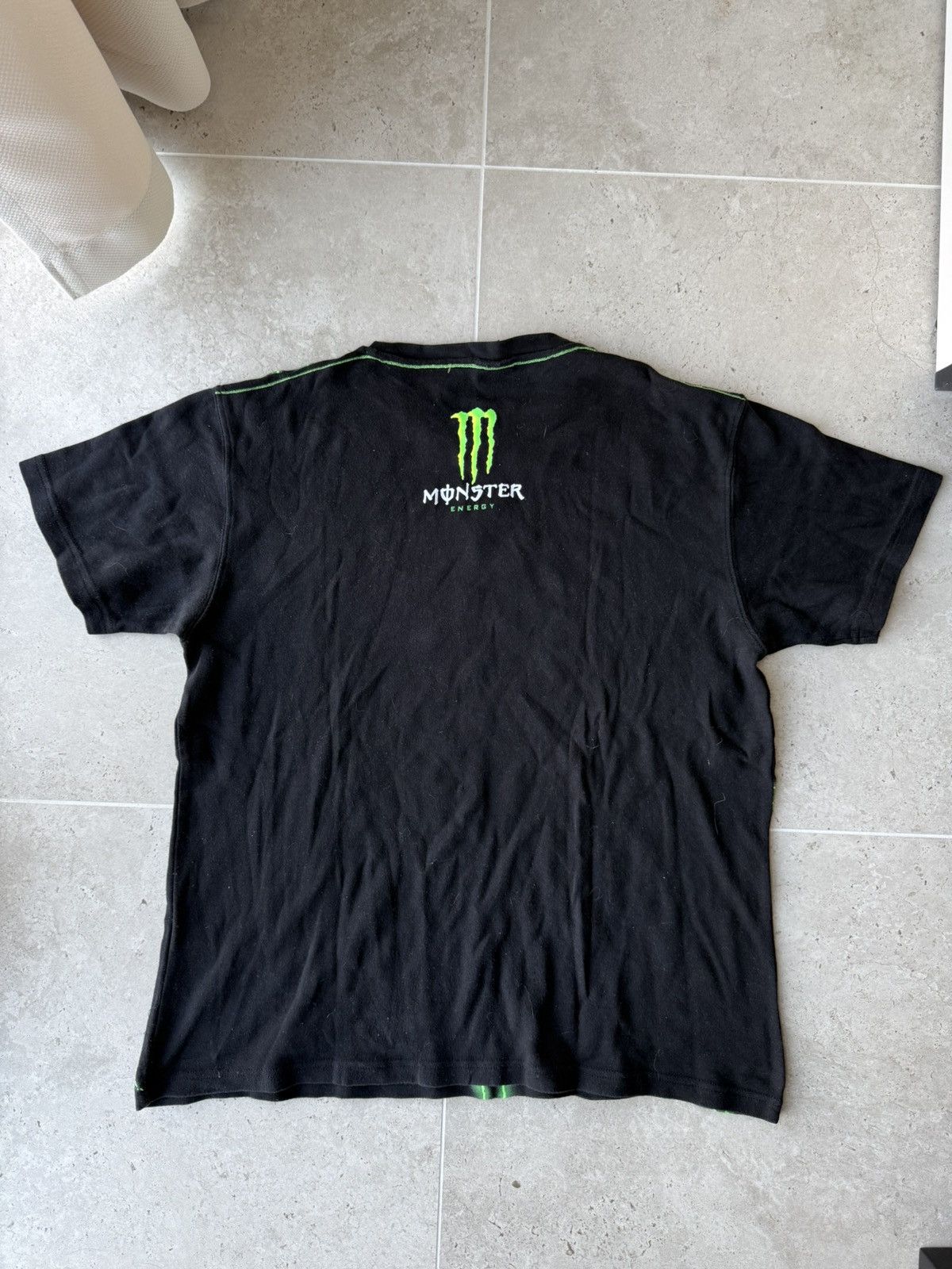 Vintage Vintage Y2K Monster Energy T-Shirt 90s Size US XL / EU 56 / 4 - 2 Thumbnail