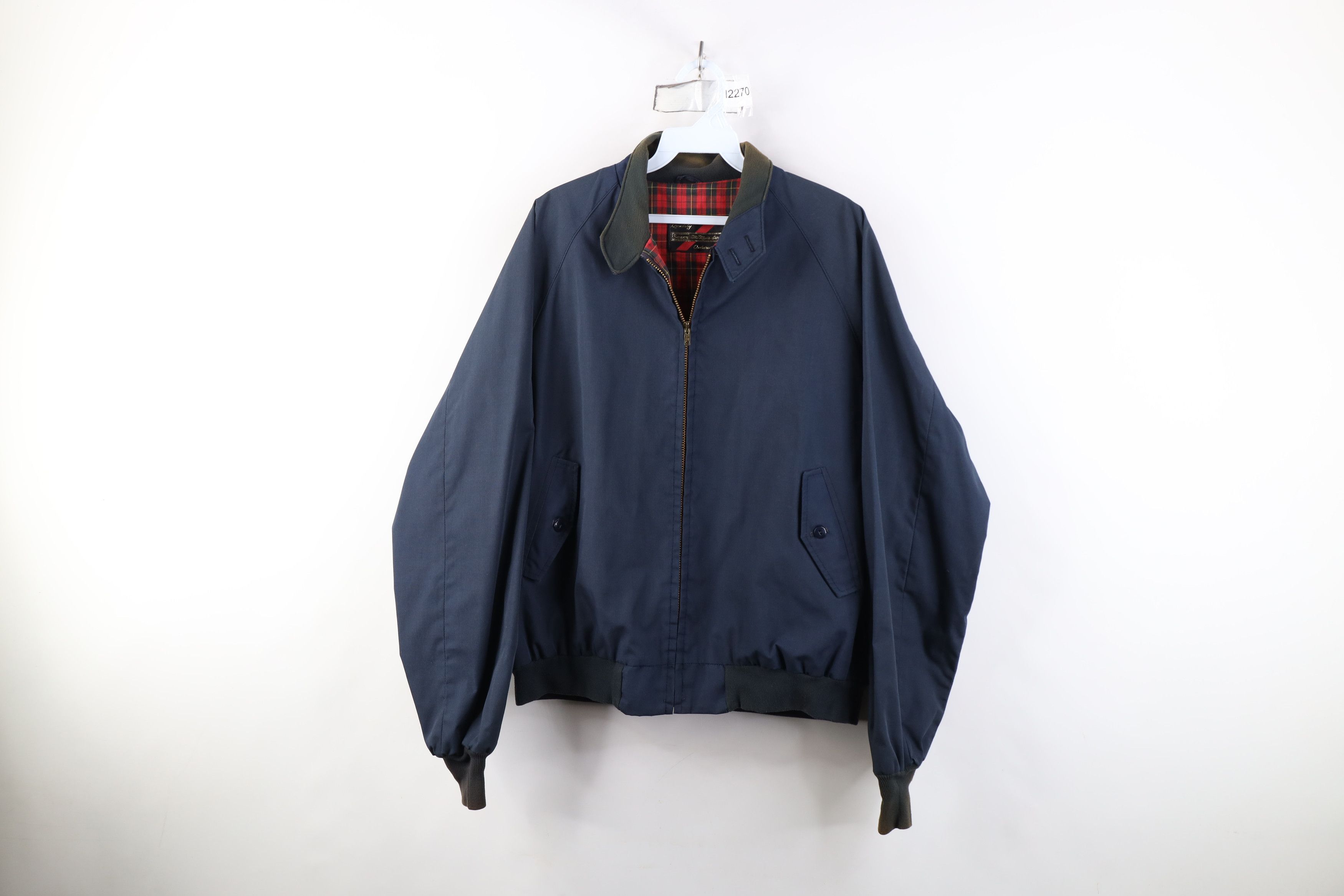 Vintage Vintage 70s Streetwear Cafe Racer Bomber Jacket Blue USA Size US L / EU 52-54 / 3 - 1 Thumbnail