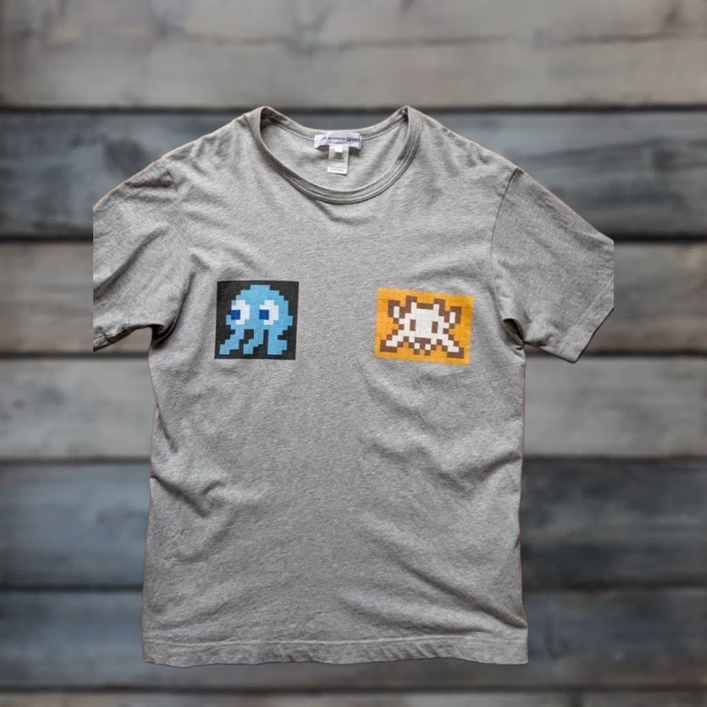 Comme Des Garçons Pacman T Shirt Gray Size L Men, Men's