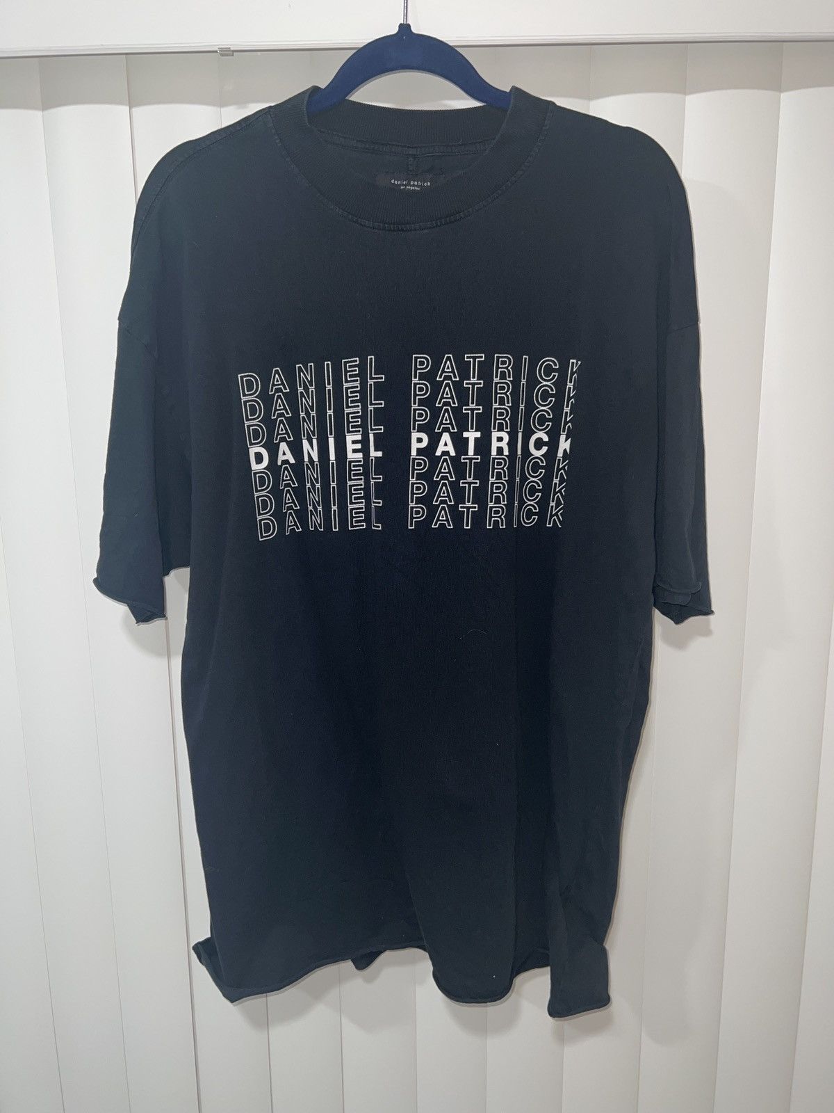 Daniel Patrick DP Repeat Logo Oversize T Shirt Size US S / EU 44-46 / 1 - 4 Thumbnail