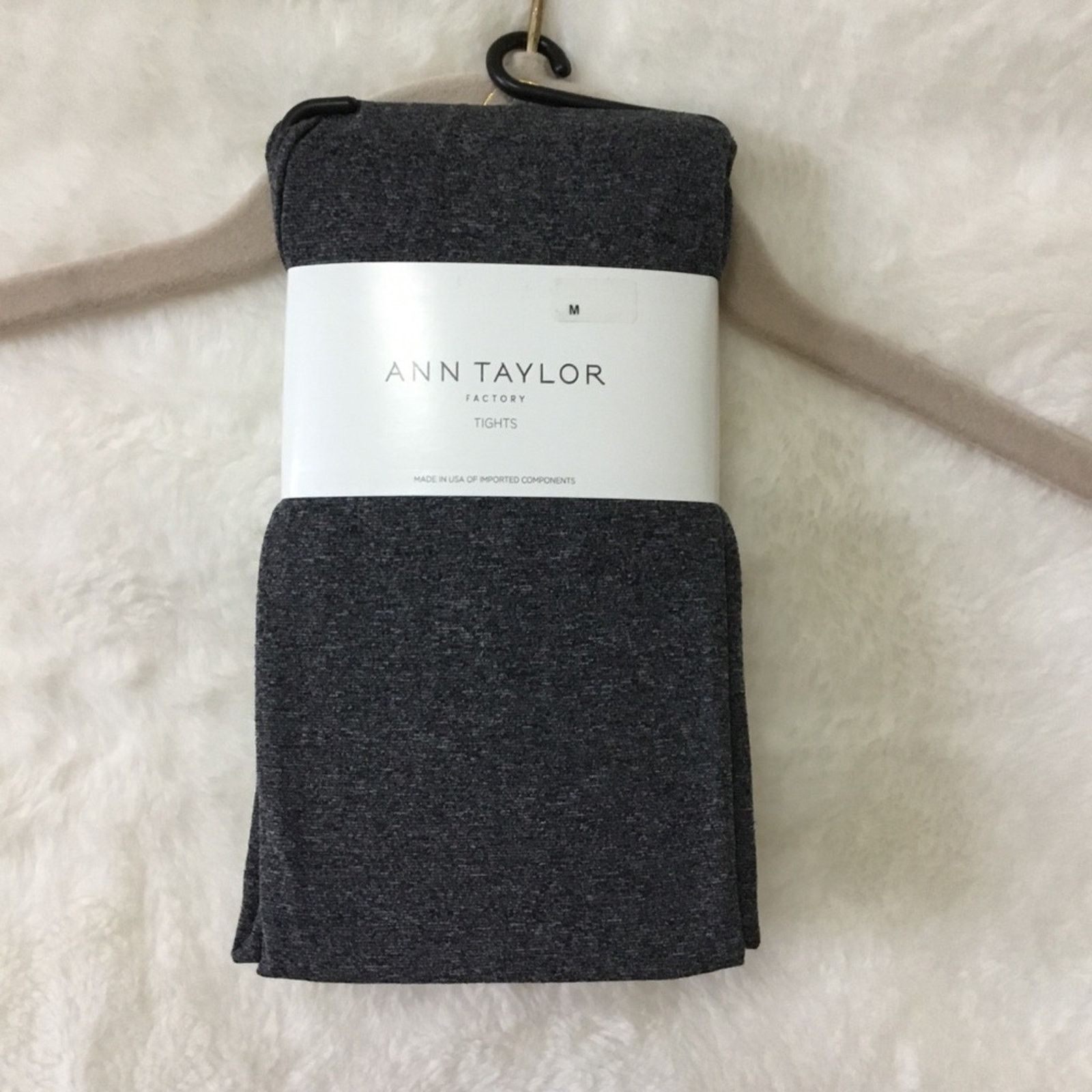 Ann Taylor Ann Taylor Grey Charcoal Tights Size ONE SIZE - 1 Thumbnail