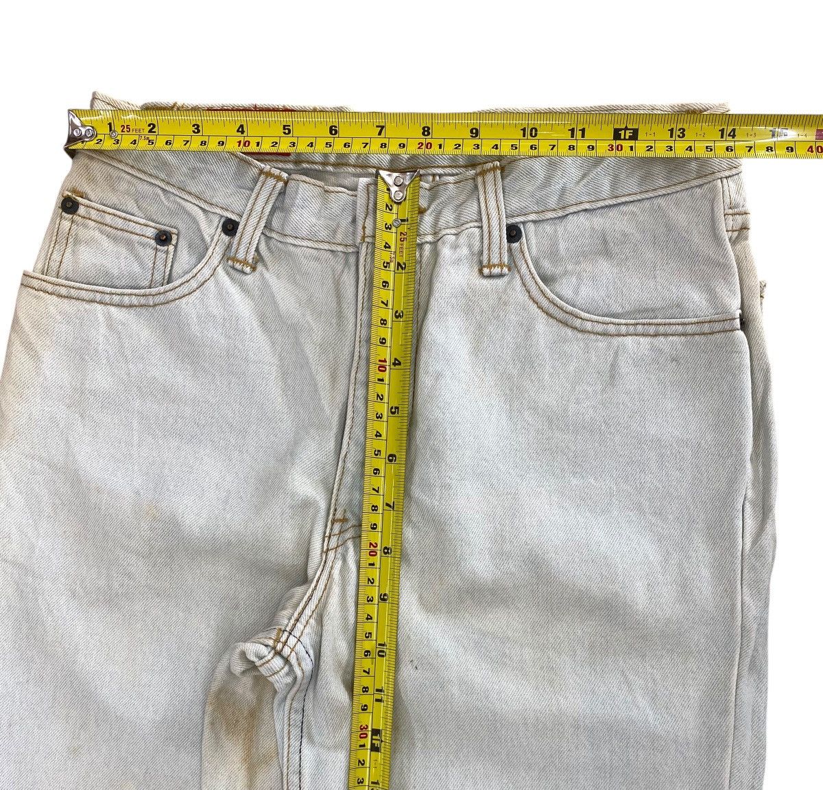 Edwin Edwin Acid Light Wash Style Straight Leg Jeans Size US 28 / EU 44 - 8 Thumbnail