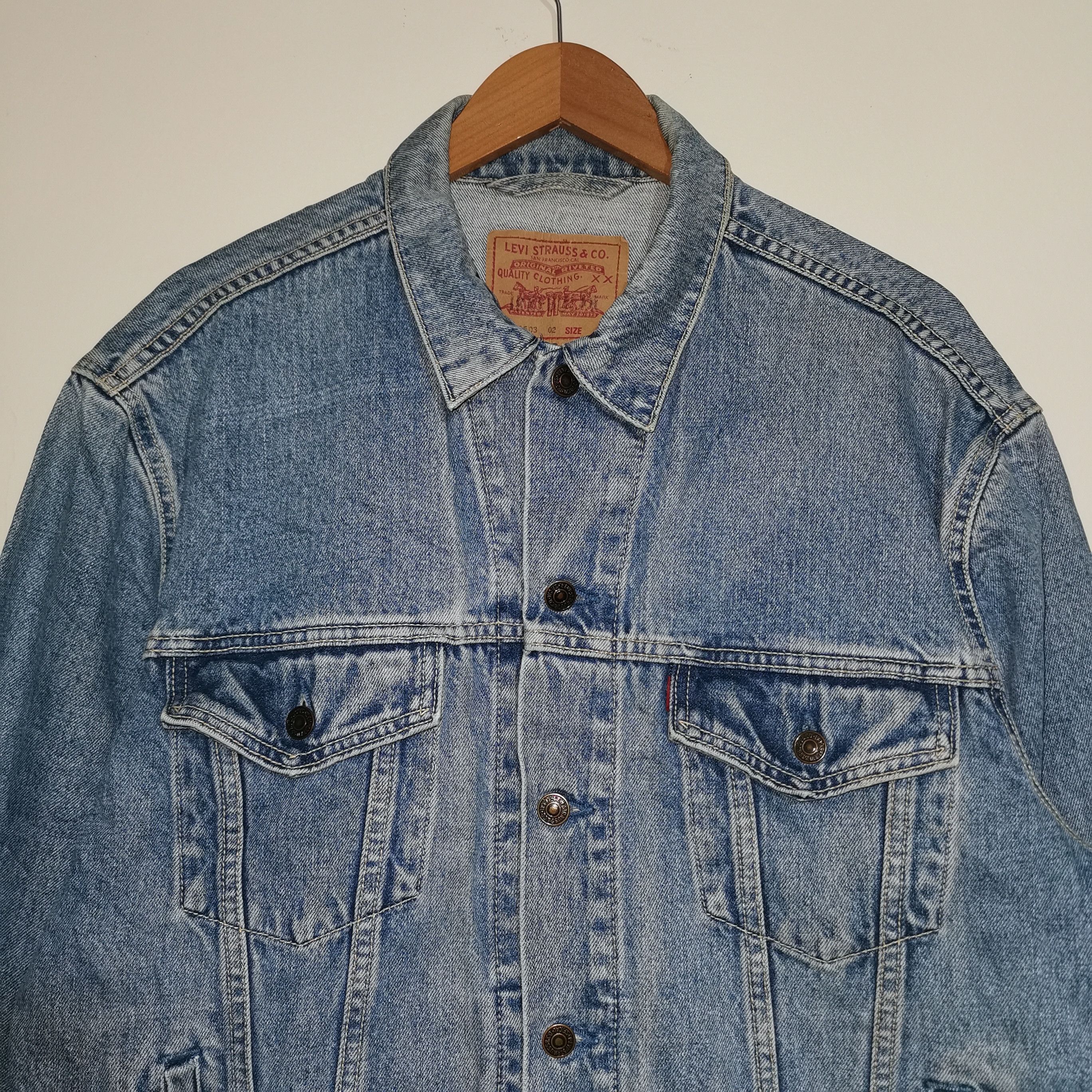 Levi's Vtg 1980s Levi's strauss double XX regular red tab Size US XL / EU 56 / 4 - 2 Thumbnail