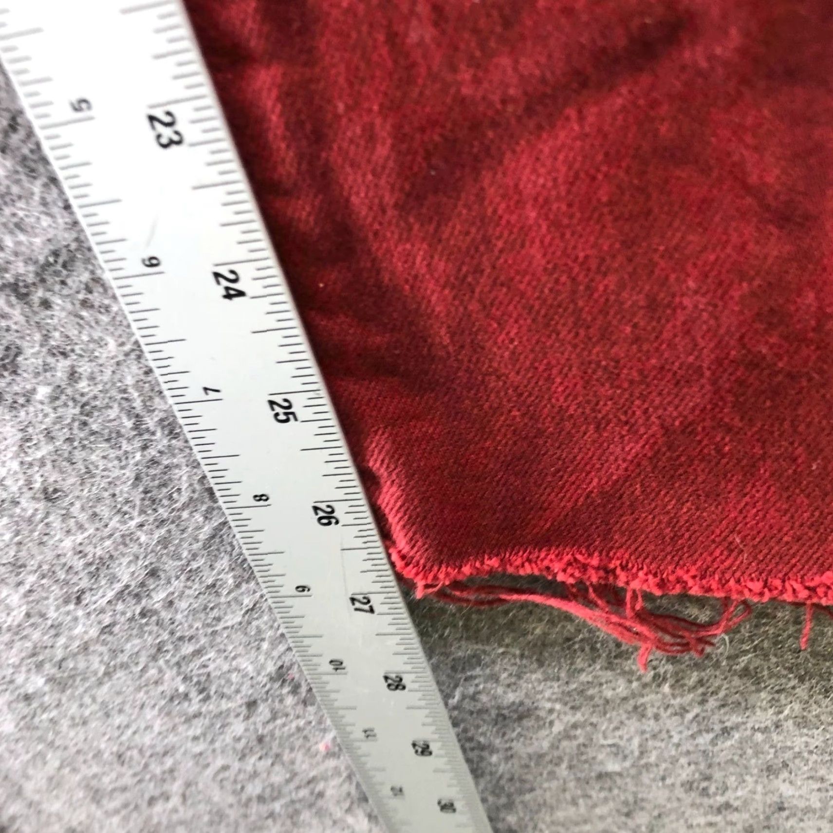 Vintage Trave Colette Jeans Kick Flare Womens 25 Brick Red Stretch Mid Rise Size 42" / US 20 - 7 Thumbnail
