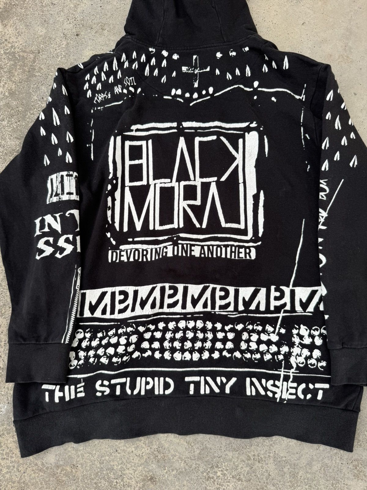 If Six Was Nine × Japanese Brand Anarchy Punk by BlackMoral Opium Grunge Zip Up Hoodie Size US XL / EU 56 / 4 - 10 Thumbnail