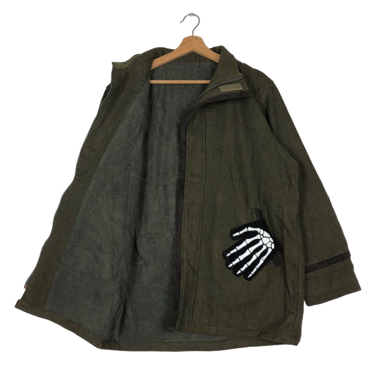 Japanese Brand 🔥90’s WOOL JACKET OVER SIZED IN THE ATTIC PUNK DESIGN Size US M / EU 48-50 / 2 - 9 Thumbnail