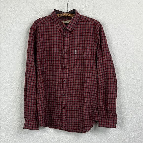 Ben Sherman Ben Sherman Men's Checkered Plaid Gridded Button-Down Shirt Size US L / EU 52-54 / 3 - 2 Thumbnail