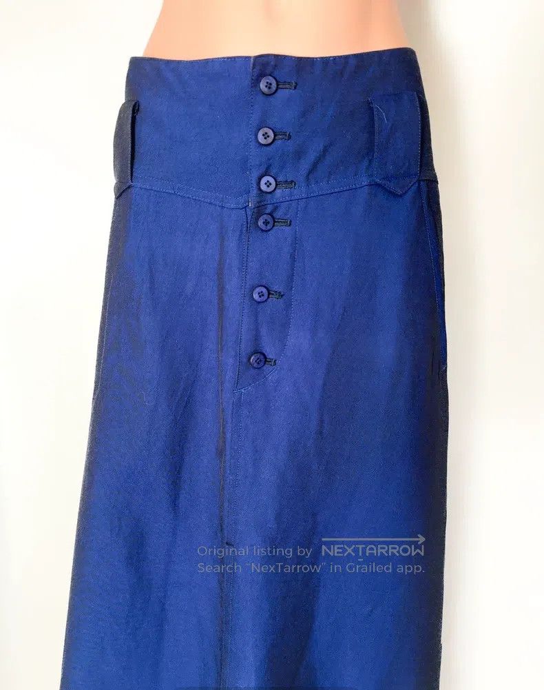 Yohji Yamamoto Yohji Yamamoto size s Maru character period dark blue dress Size 24" / US 00 / IT 34 - 2 Thumbnail