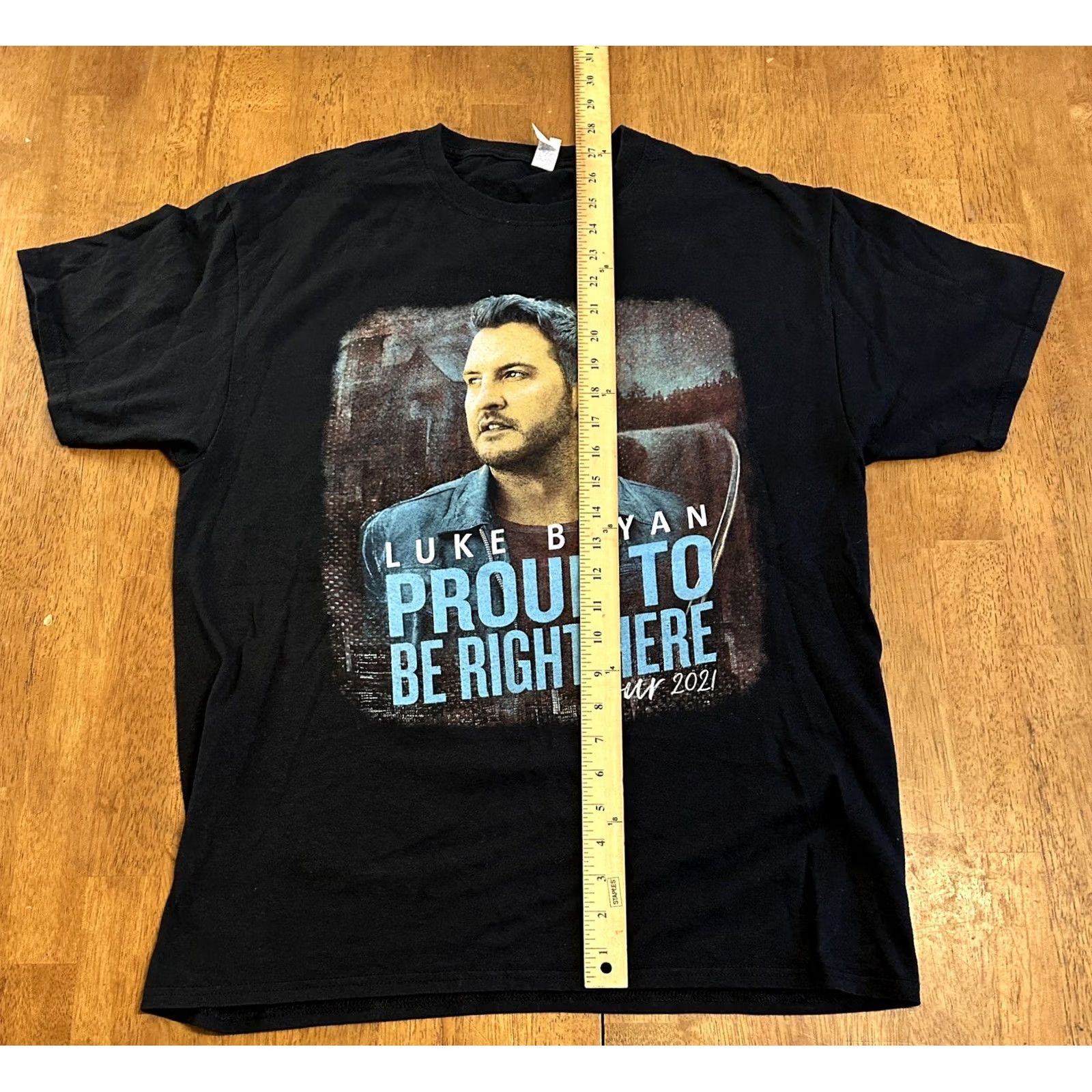 Fruit Of The Loom Luke Bryan 2021 Tour Shirt Large Country Music Mens Size US L / EU 52-54 / 3 - 5 Thumbnail