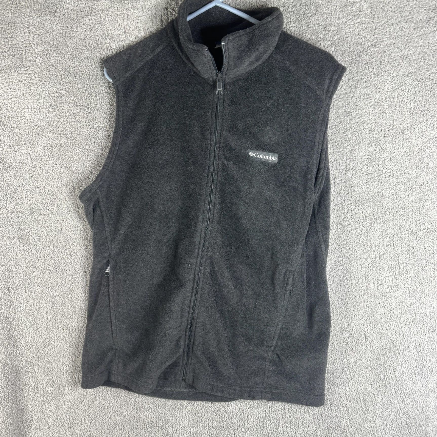 Vintage Columbia Vest M Mens Gray Full Zip Stand Collar Fleece Quilted Lightweight Outdoor Hiking Casual Travel Size US M / EU 48-50 / 2 - 2 Thumbnail