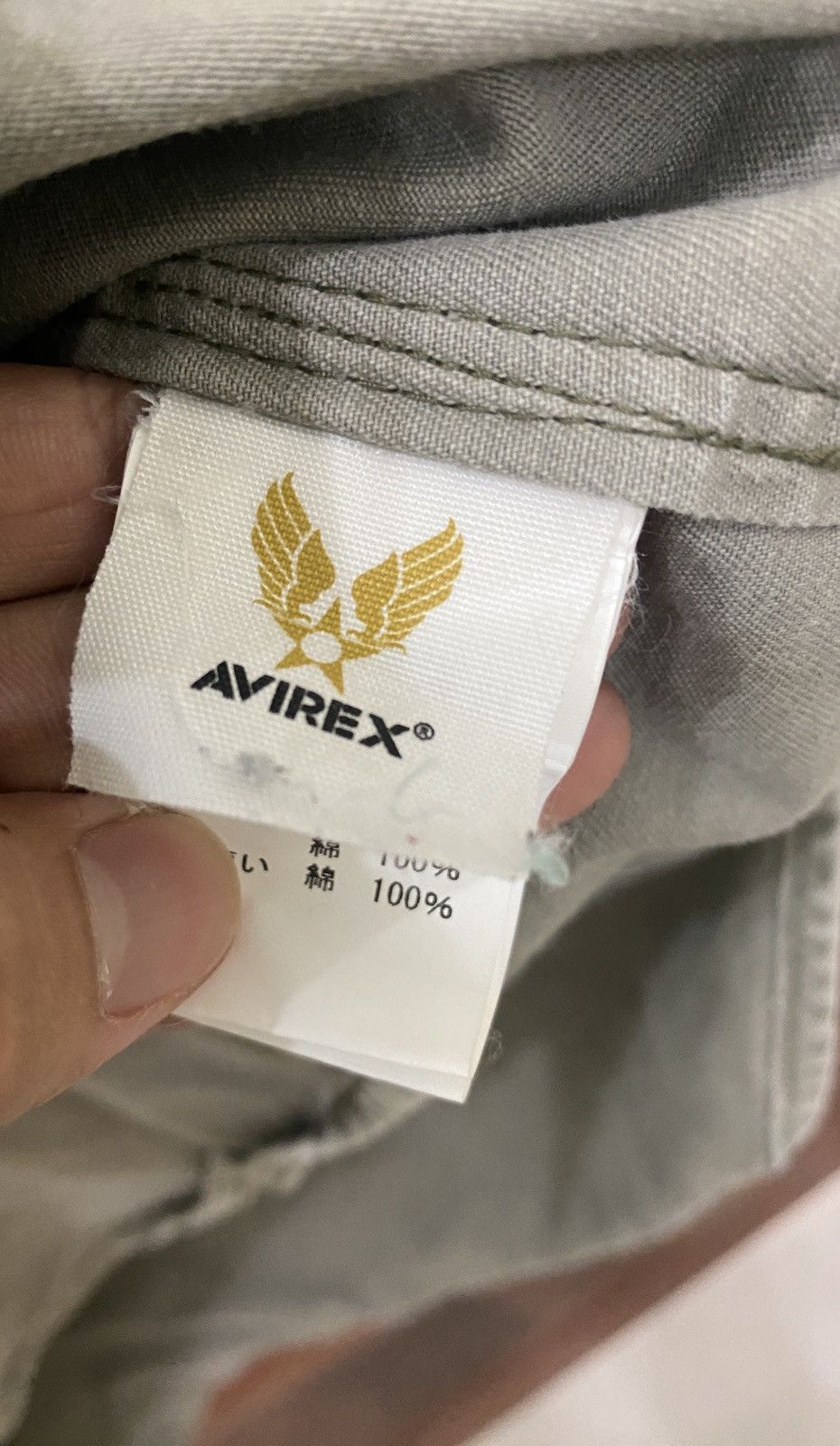 Avirex Avirex Vintage Faded Army Uniform Shirt Size US M / EU 48-50 / 2 - 7 Thumbnail