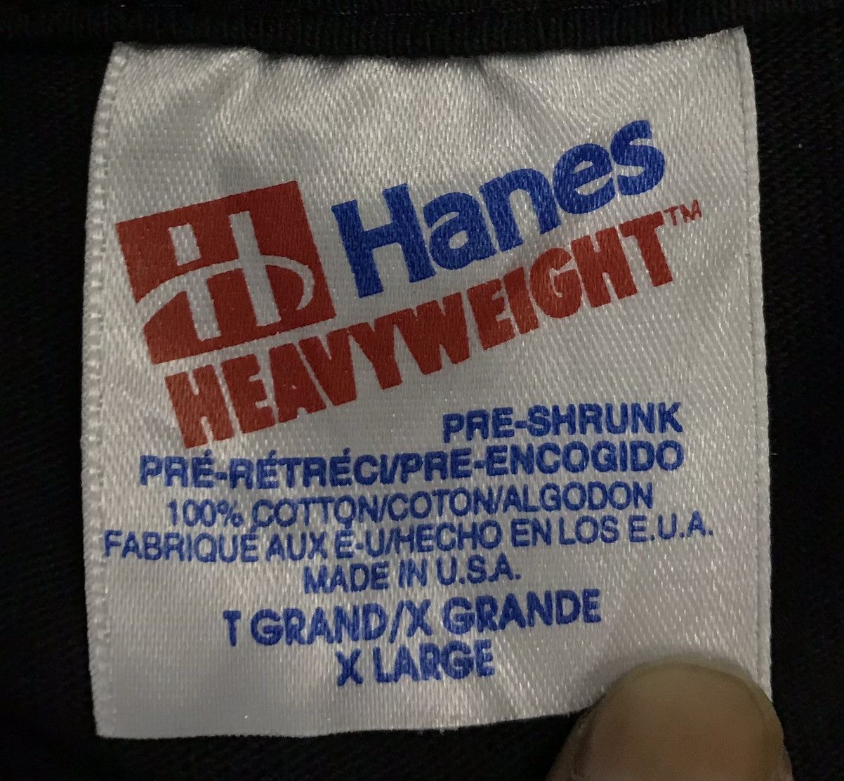 Hanes × Vintage Vintage Hanes Alan Jackson Made In Usa Shirt Size US XL / EU 56 / 4 - 6 Thumbnail