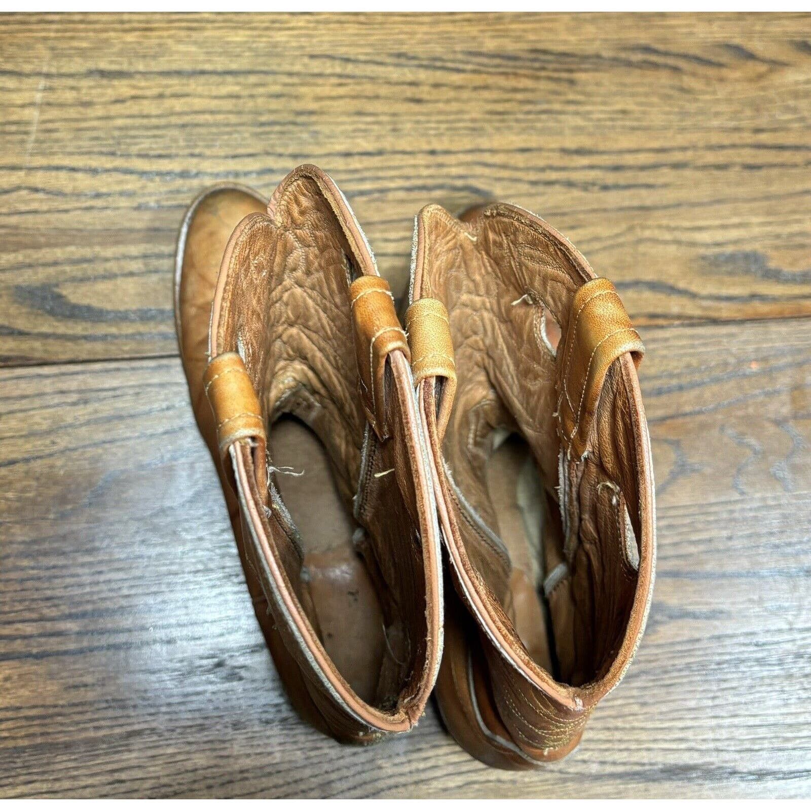 Acme Clothing ACME 1607 Brown Distressed Western Boots Size US 10 / EU 43 - 9 Thumbnail