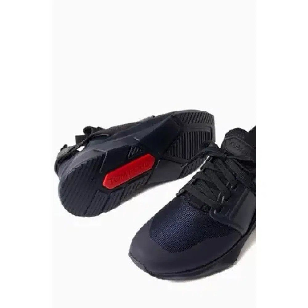 Tom Ford o1loc1c0325 J1100 Jago Low-Top Sneakers in Black Blue Size US 8 / EU 41 - 4 Thumbnail