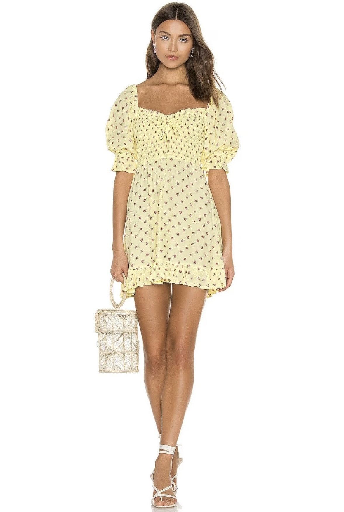 FAITHFULL Faithful the Brand Sage Mini Dress Size XS / US 0-2 / IT 36-38 - 4 Thumbnail