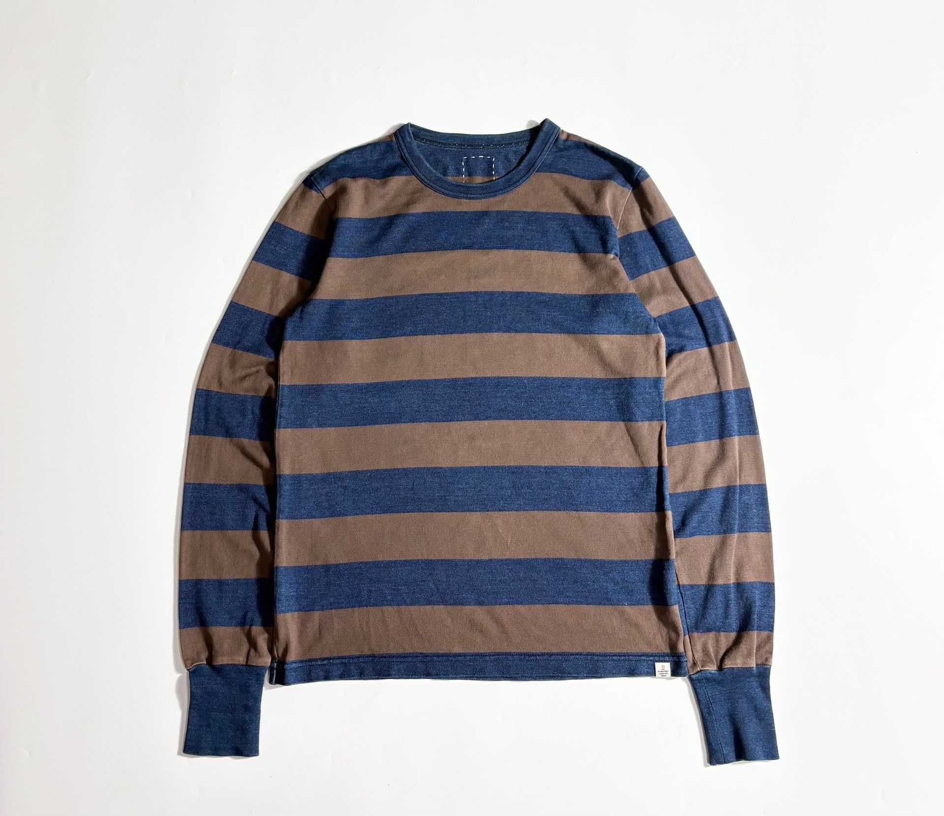 Visvim Visvim Border Long Stripe Long Sleeve Size US S / EU 44-46 / 1 - 1 Thumbnail