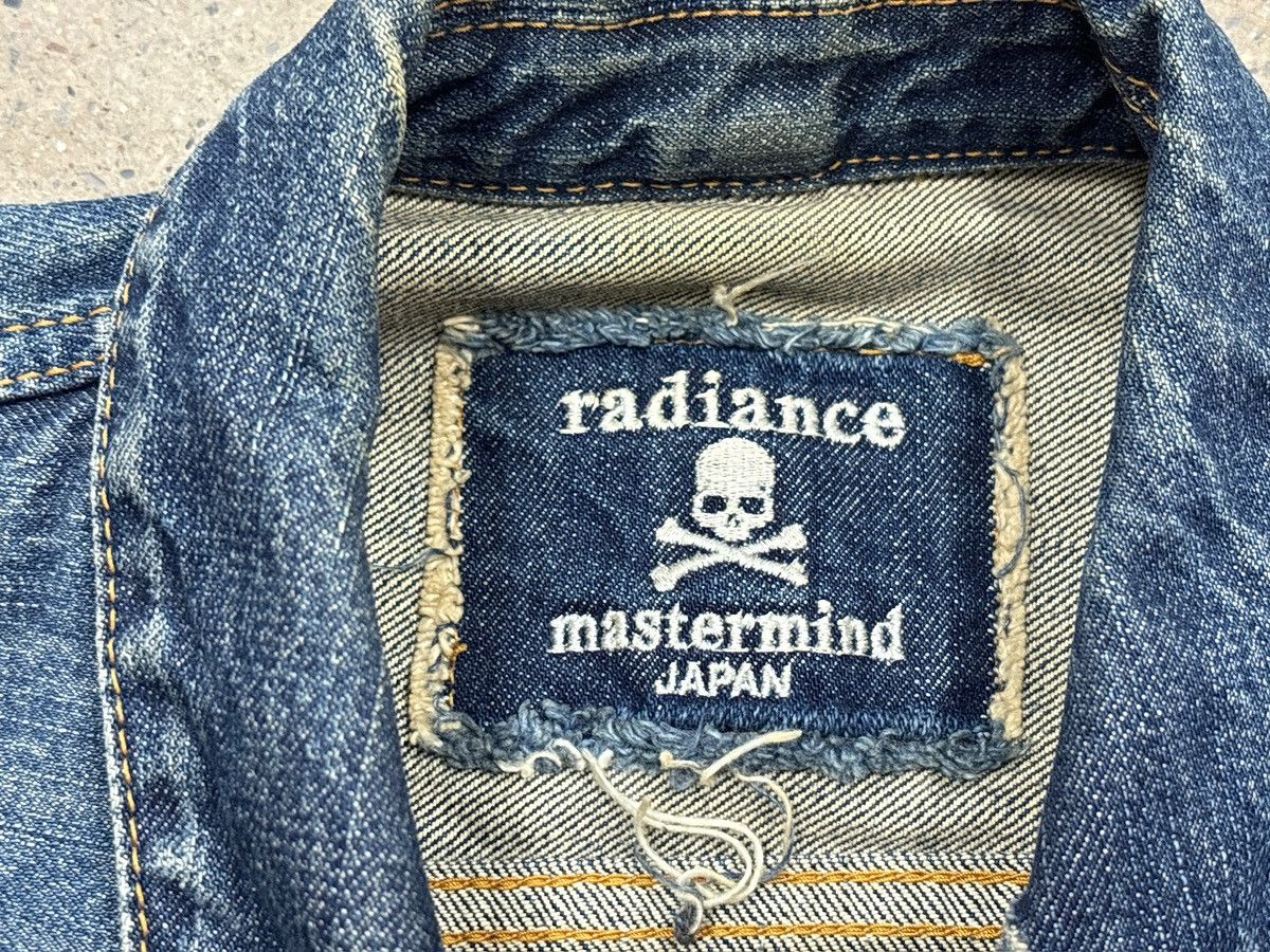 Mastermind Japan Mastermind Japan MMJ 11ss Radiance 13oz Damaged Denim Jacket Size US M / EU 48-50 / 2 - 5 Thumbnail