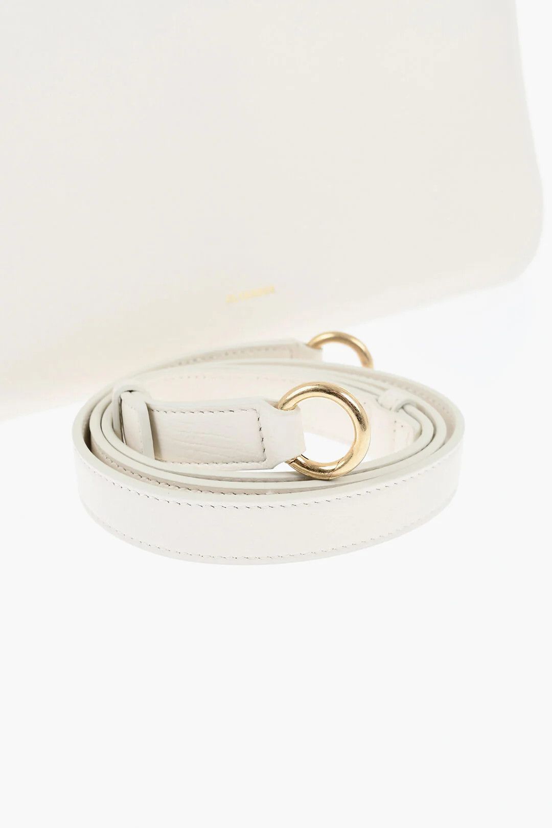 Jil Sander og1mm0626 Size: OS / Leather Handbag in White Size ONE SIZE - 4 Thumbnail