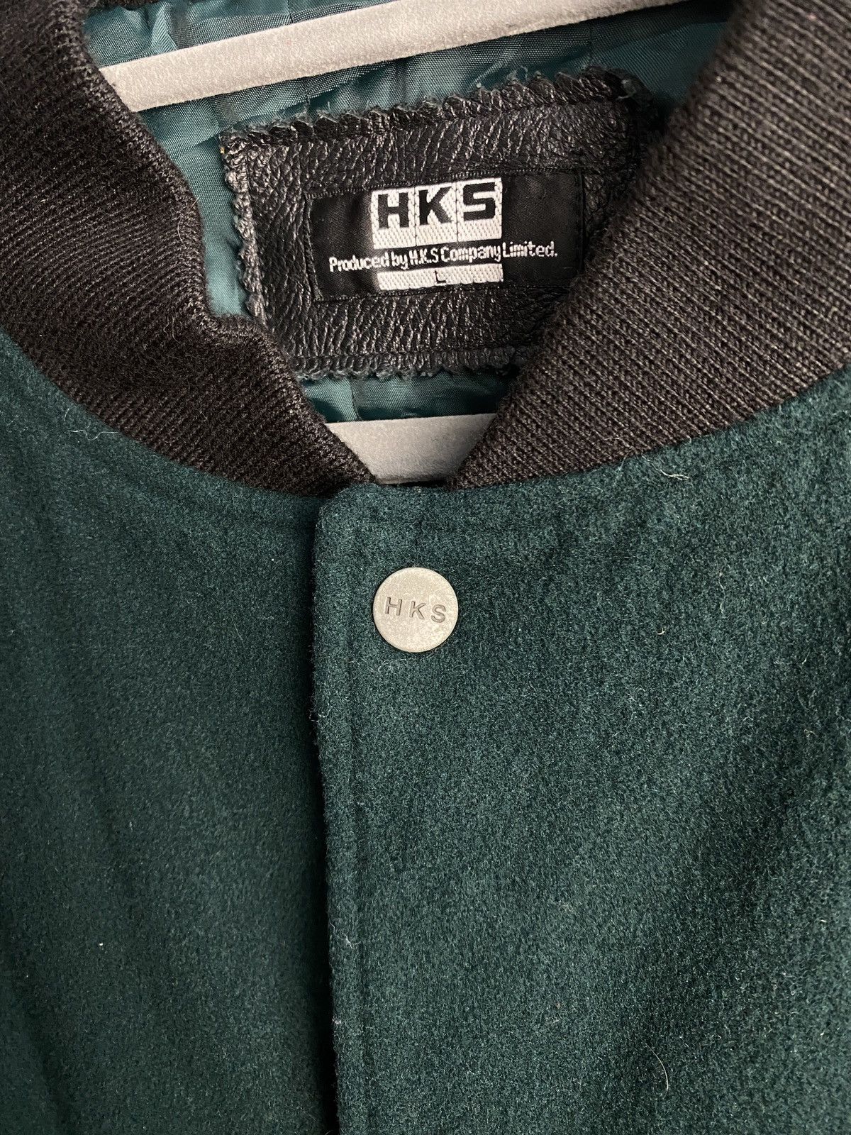 Japanese Brand 90s HKS Motorsport Varsity Jacket Size US L / EU 52-54 / 3 - 8 Thumbnail