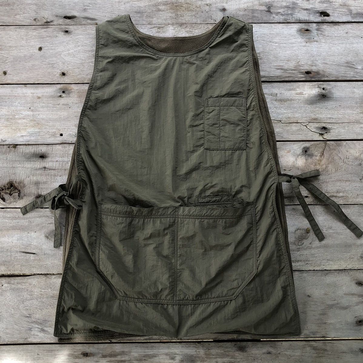 Vintage Military Design Nylon Lined Fleece Vest Jacket Size US M / EU 48-50 / 2 - 4 Thumbnail