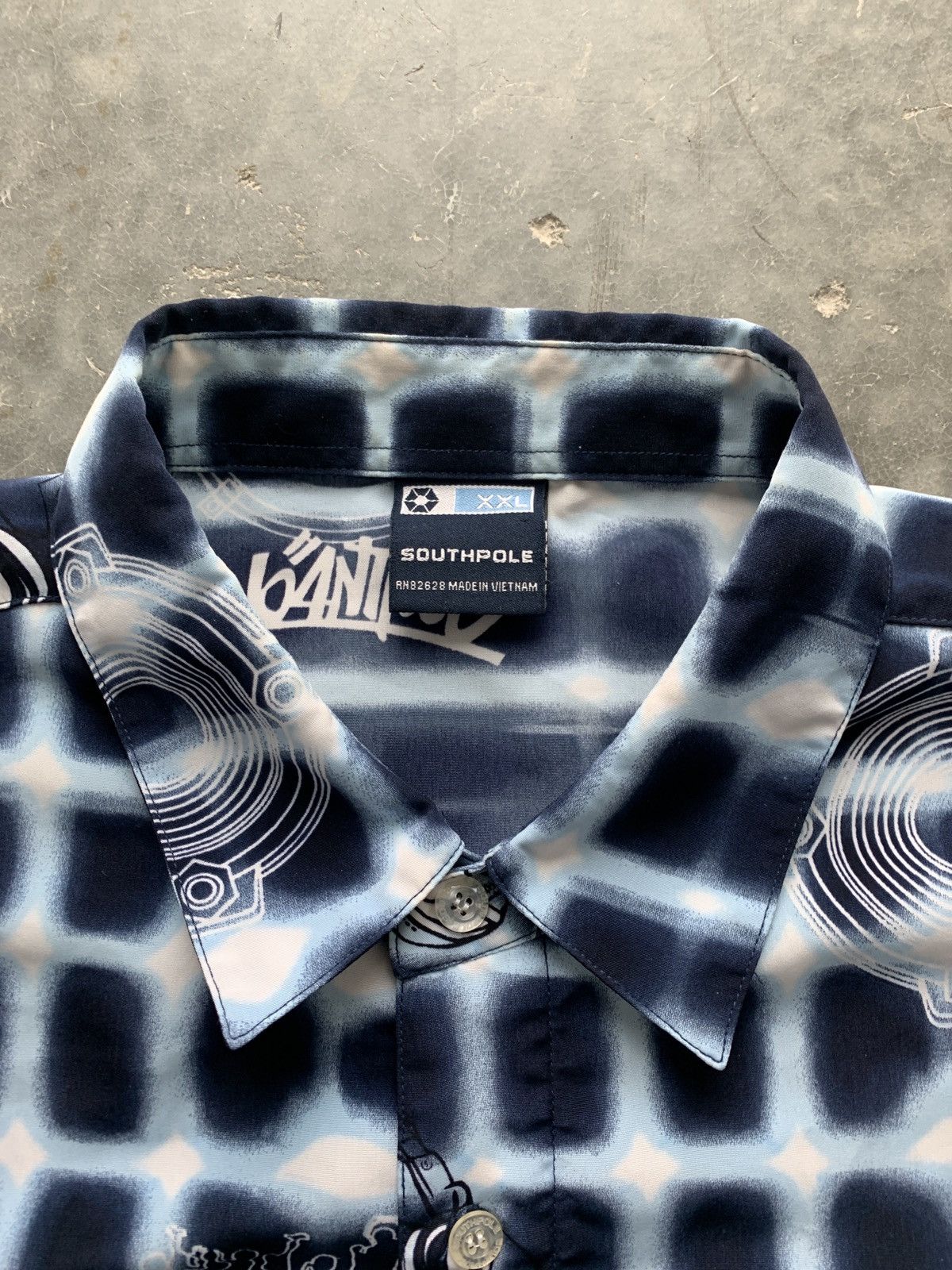 Southpole × Vintage Crazy Vintage Y2K Southpole Graphic Shirt Baggy Skater Size US XXL / EU 58 / 5 - 5 Thumbnail