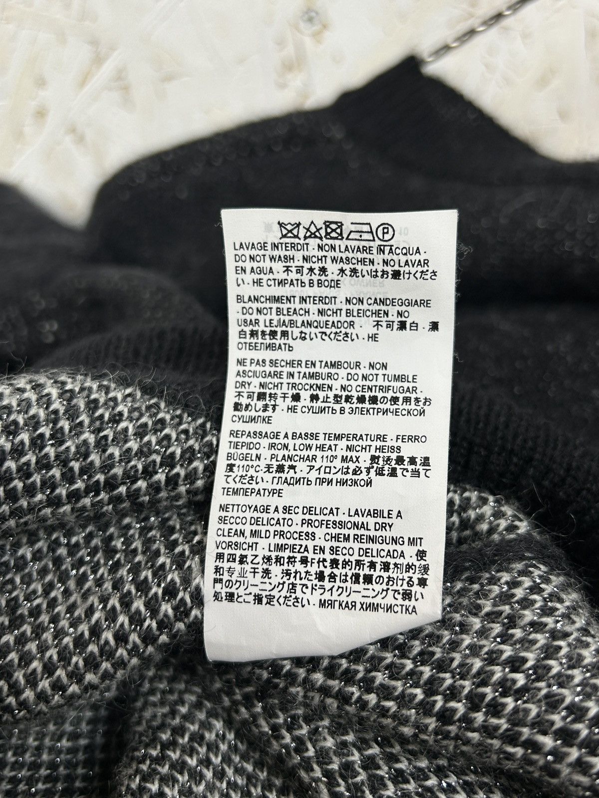 Saint Laurent Paris Saint Laurent FW19 Courte Est La Vie Mohair Blend Sweater M Size M / US 6-8 / IT 42-44 - 11 Thumbnail