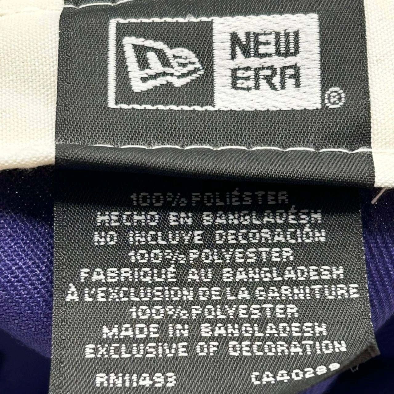 New Era Florida Marlins Hat Men 7 1/4 Purple Embroidered MLB Fitted Size ONE SIZE - 5 Thumbnail