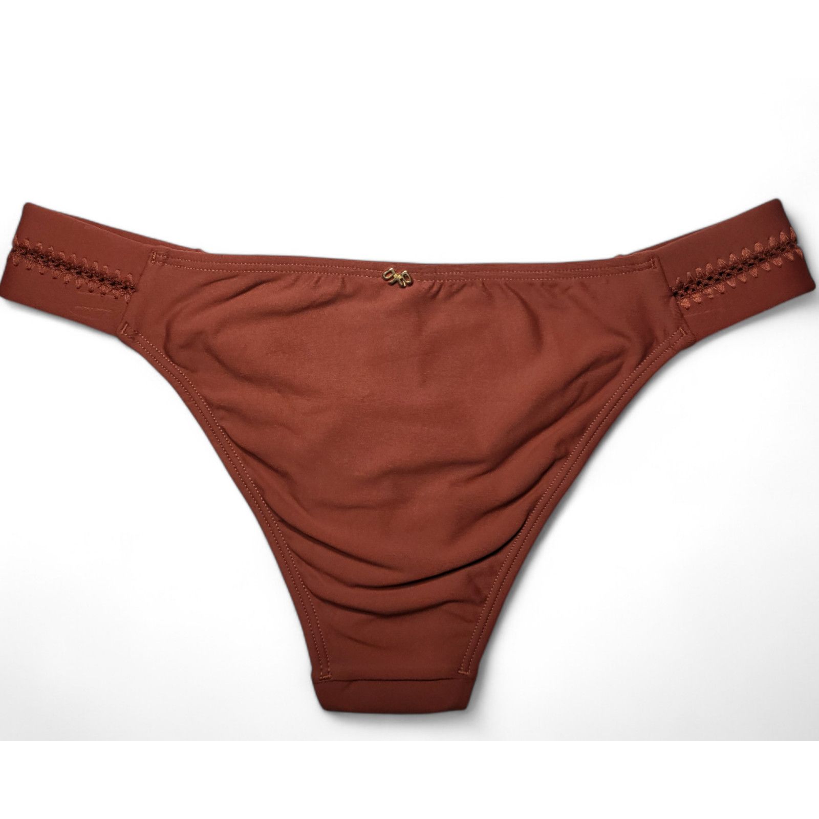 Other NWT PQ SWIM Stitched Tab Bikini Bottom Henna PILYQ Size M Size ONE SIZE - 5 Thumbnail