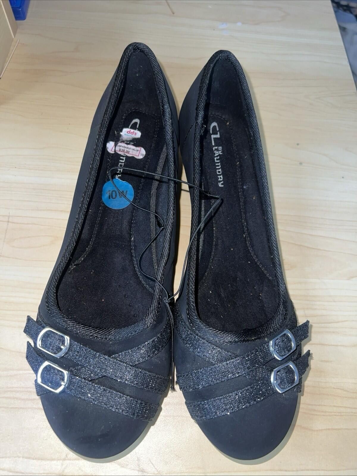 Other Chinese Laundry Flats Ballet Shoes Women's 10w Black Strap Size US 10 / IT 40 - 1 Thumbnail