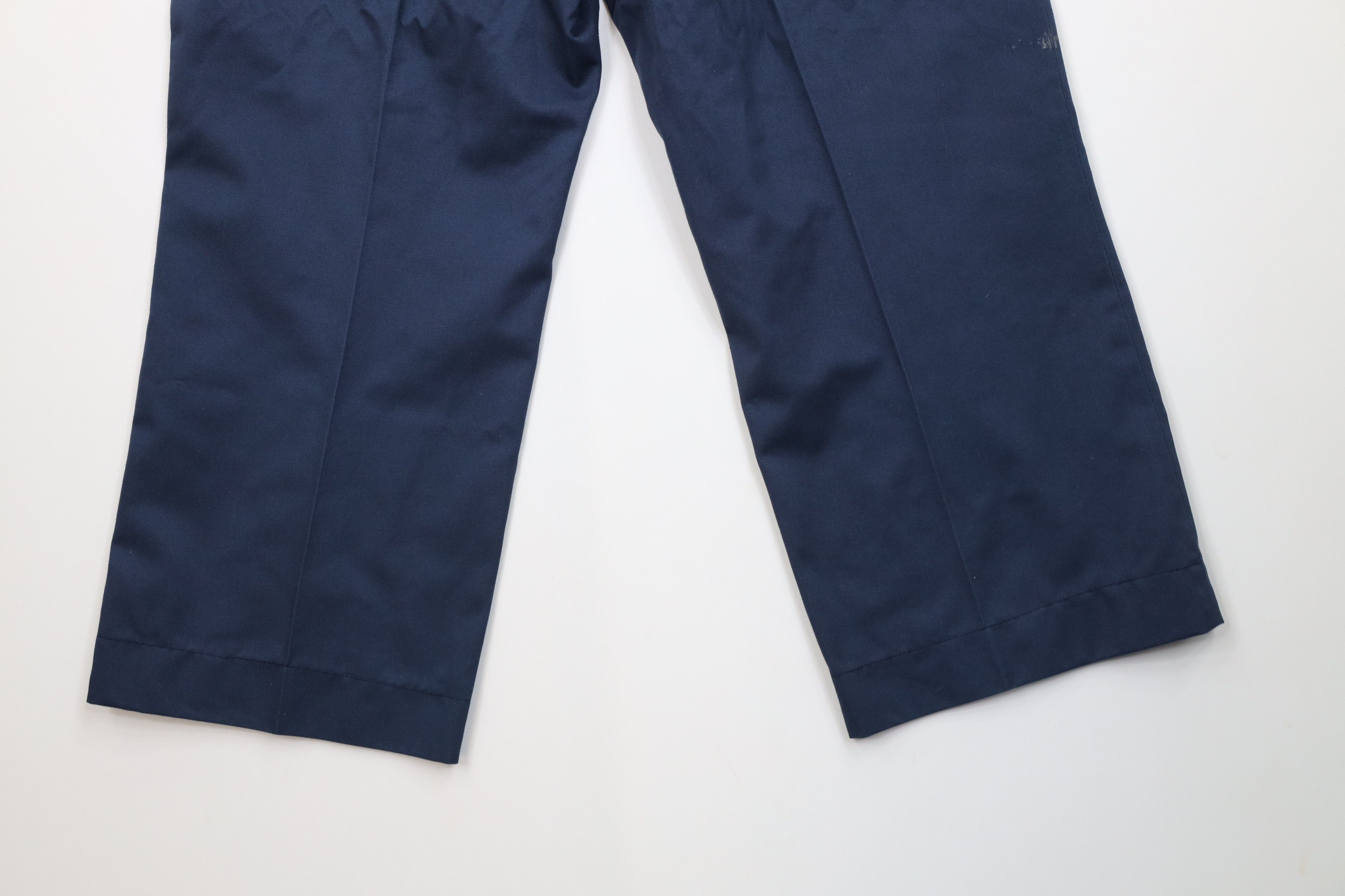 Big Mac Vintage 70s Big Mac Workwear Wide Leg Chino Pants Blue USA Size US 36 / EU 52 - 13 Thumbnail