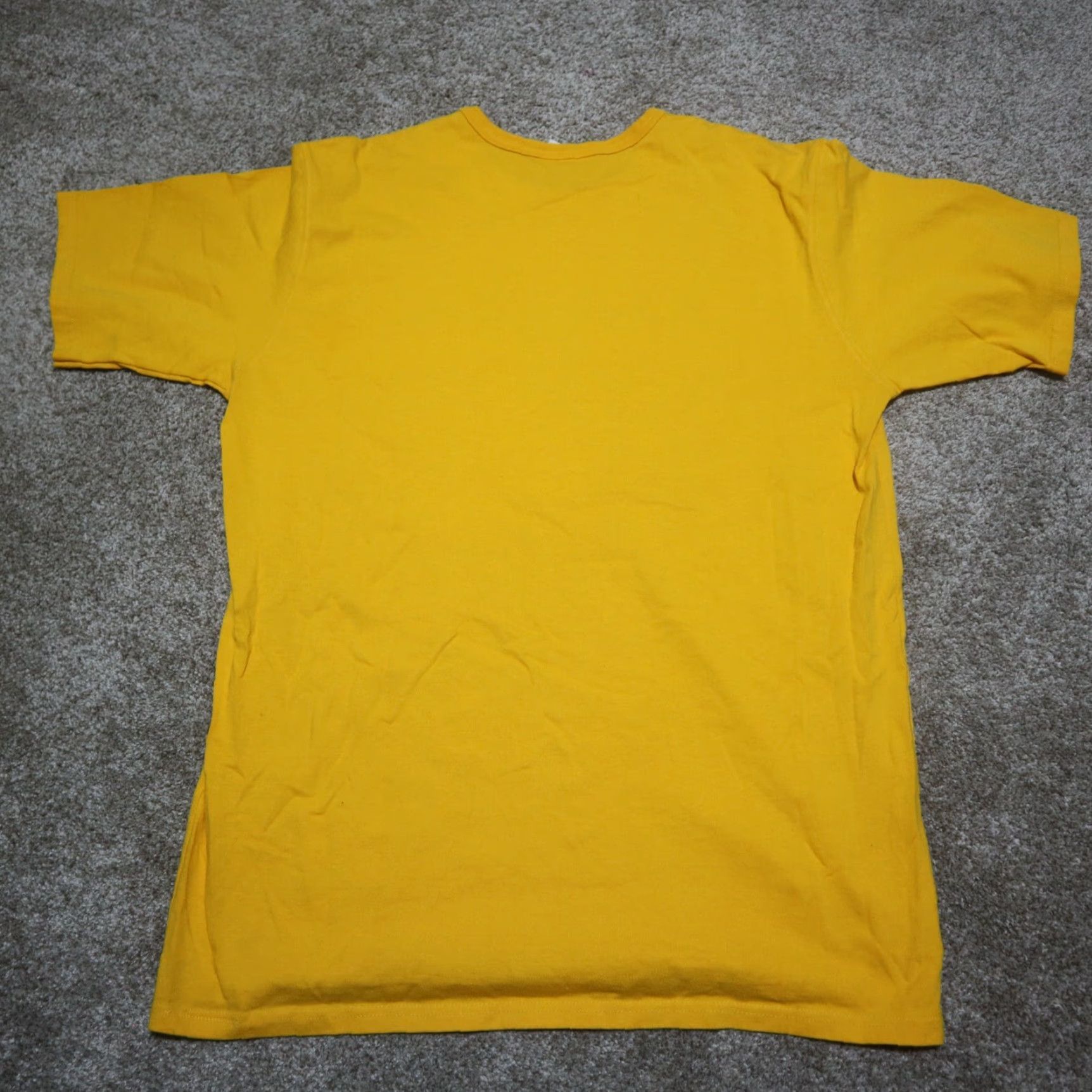 Champion Champion T-Shirt Yellow Logo Classic Graphic Mens XL Shirt Size US XL / EU 56 / 4 - 7 Thumbnail