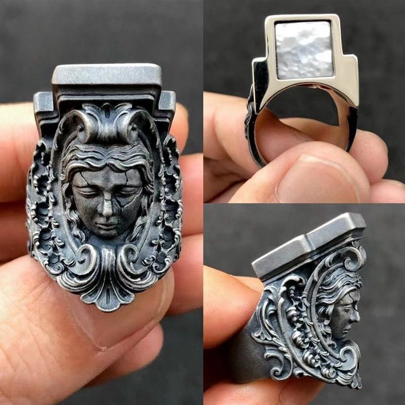 Jewelry Matchless Jewelry Rings Open Size Chrome Ring (Size 7-13) Size ONE SIZE - 3 Thumbnail