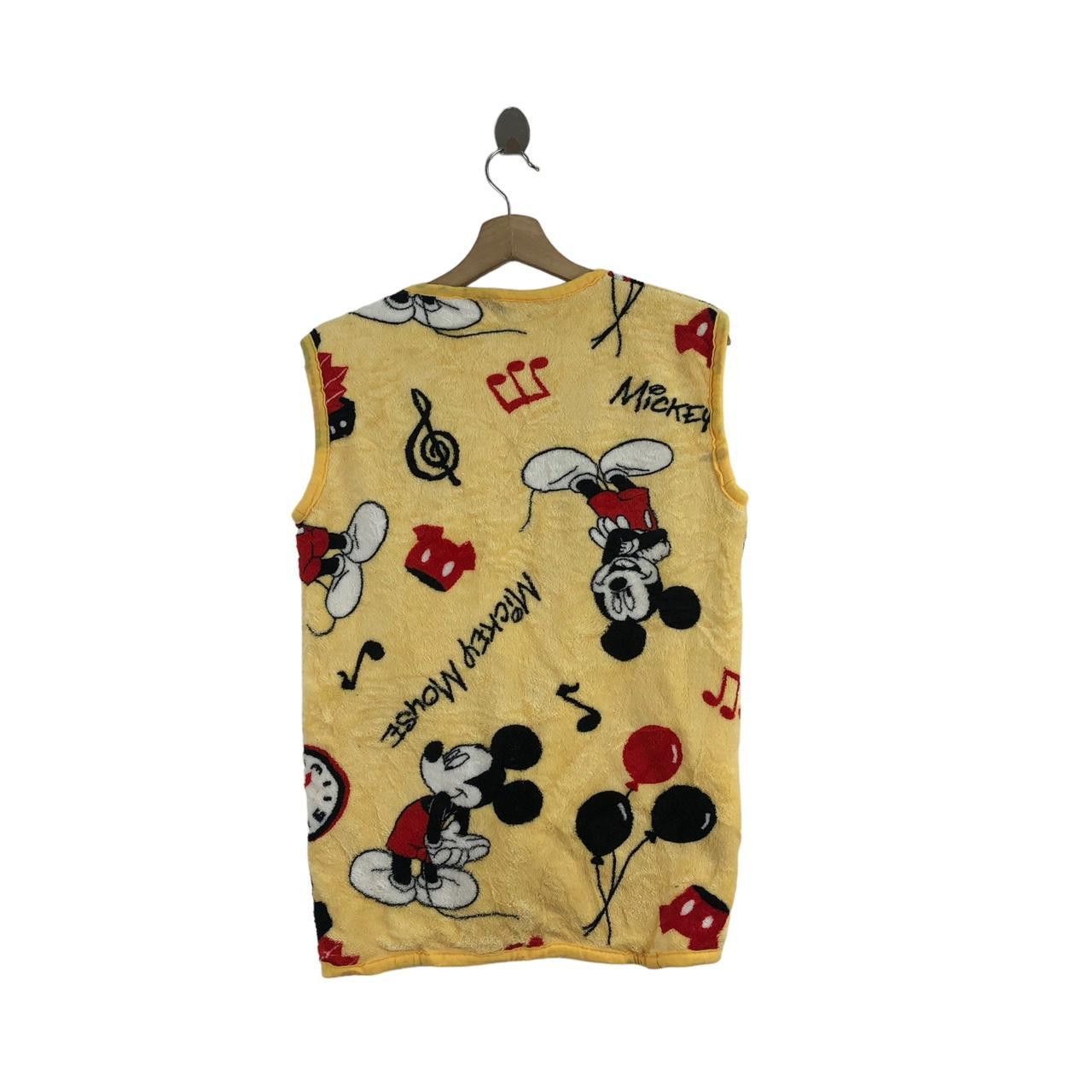 Disney DISNEY MICKEY MOUSE All Over Print Cartoon Vest Jacket Size M / US 6-8 / IT 42-44 - 2 Thumbnail