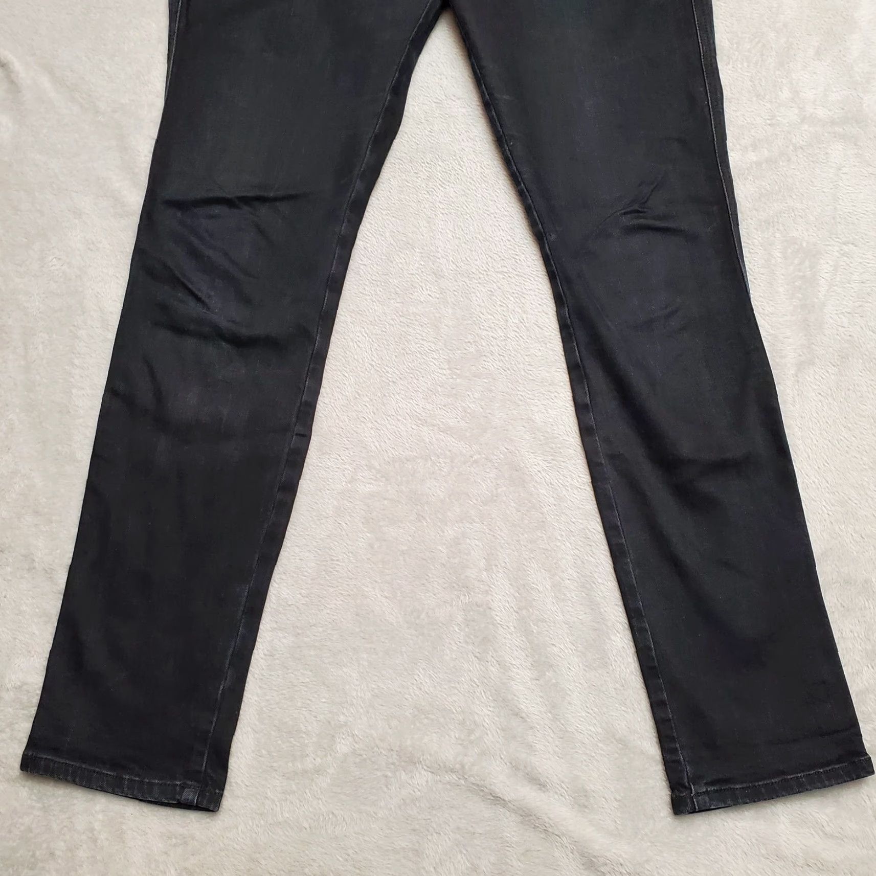 Vintage MiH Jeans Women Size 30 Black Denum Ellsworth High Rise Skinny Casual Jeans Size 30" / US 8 / IT 44 - 2 Thumbnail