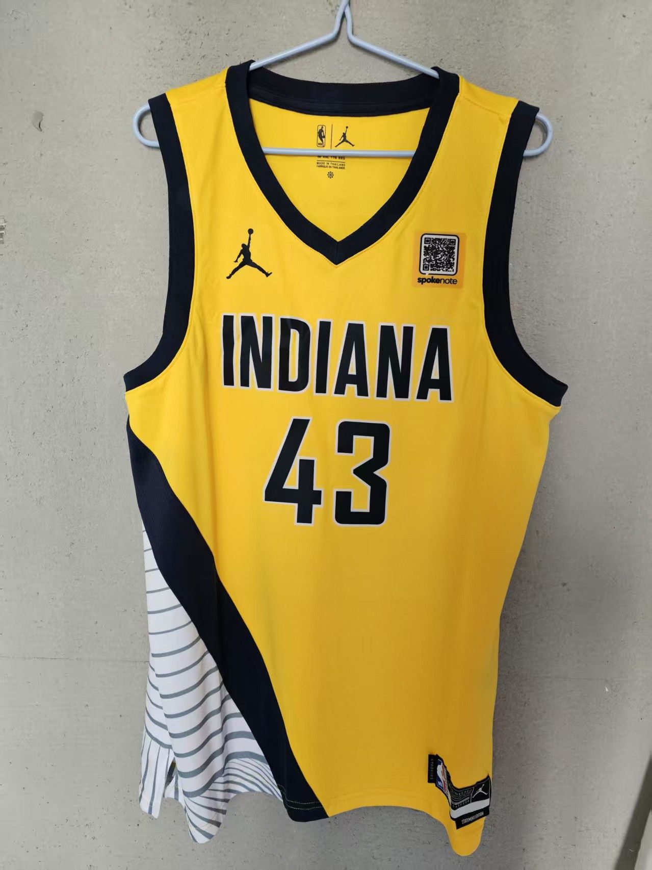 NBA Indiana Pacers #43 Pascal Siakam Jersey XXL Size US XXL / EU 58 / 5 - 1 Thumbnail