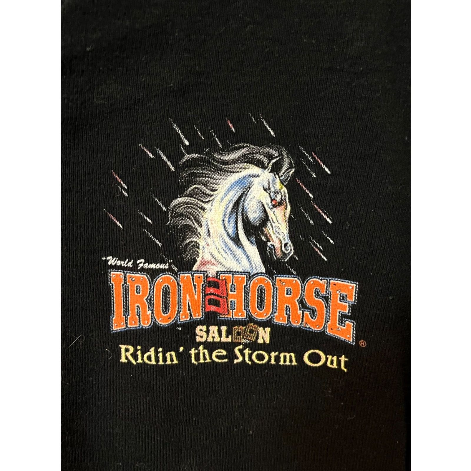Vintage VINTAGE Iron Horse Saloon 2004 Biketoberfest Women's Sz. M Henley Harley Motorcycle Size M / US 6-8 / IT 42-44 - 7 Thumbnail