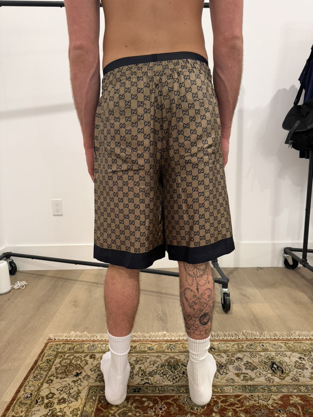 Gucci Gucci Silk Monogram Lounge Short Size US 32 / EU 48 - 8 Thumbnail