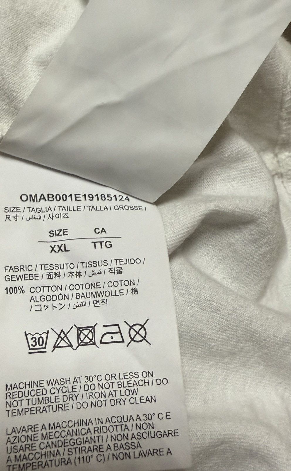 Off-White × Virgil Abloh Off White Long Sleeve T-Shirt Size US XXL / EU 58 / 5 - 10 Thumbnail