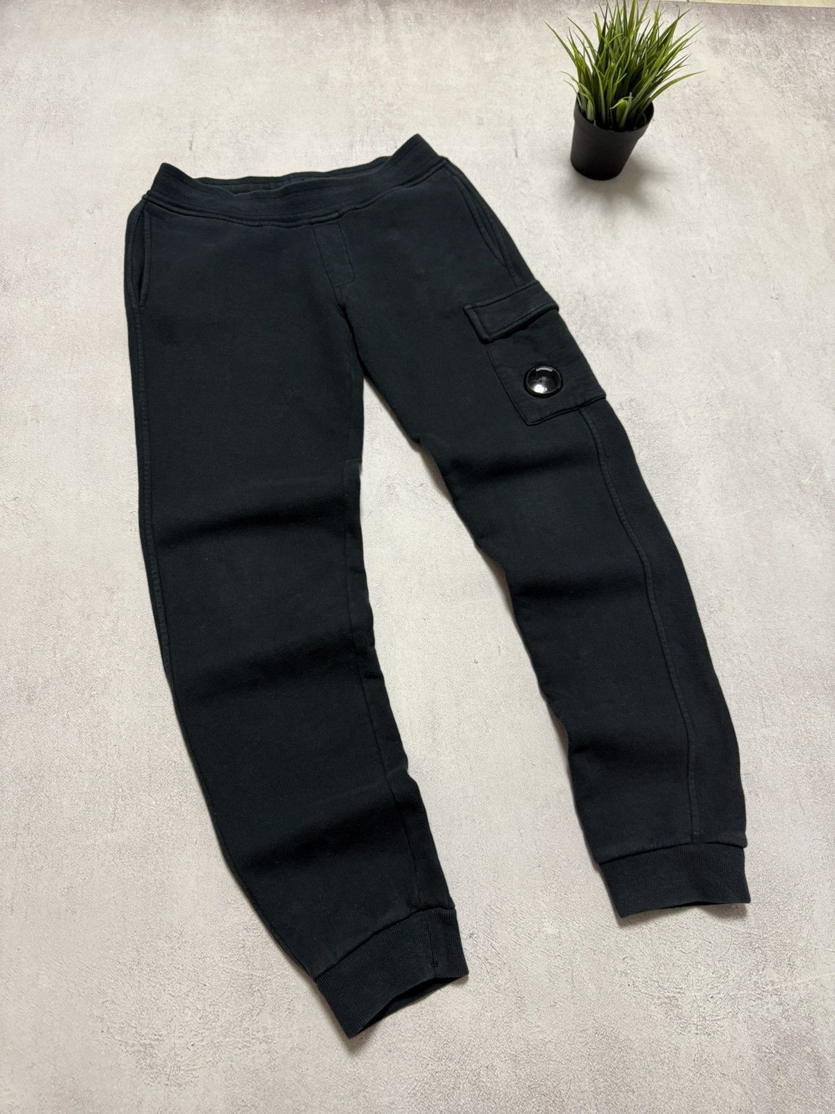 Vintage Vintage CP Company Sweatpants Black Mens XS Size Size US 29 - 3 Thumbnail