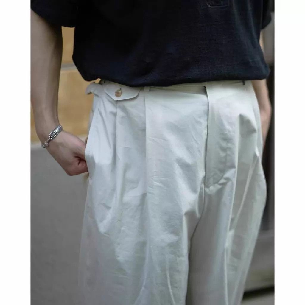 A.PRESSE A.PRESSE HIGH DENSITY WEATHER PANTS WHITE 2 RIRI ZIP Size US 32 / EU 48 - 1 Thumbnail