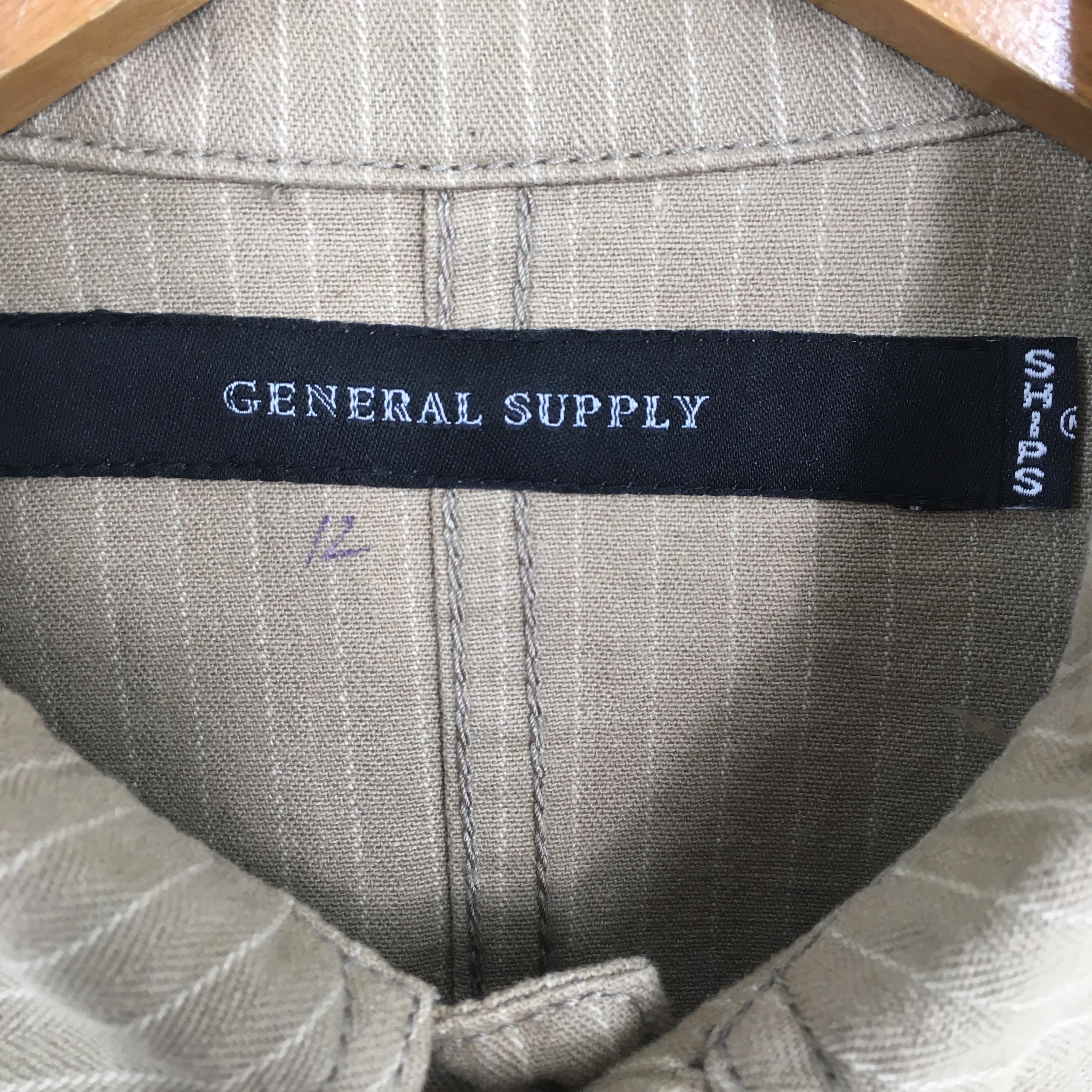 Japanese Brand Vintage 90's Ships Japan Beige Workers Jacket Medium Size US M / EU 48-50 / 2 - 6 Thumbnail