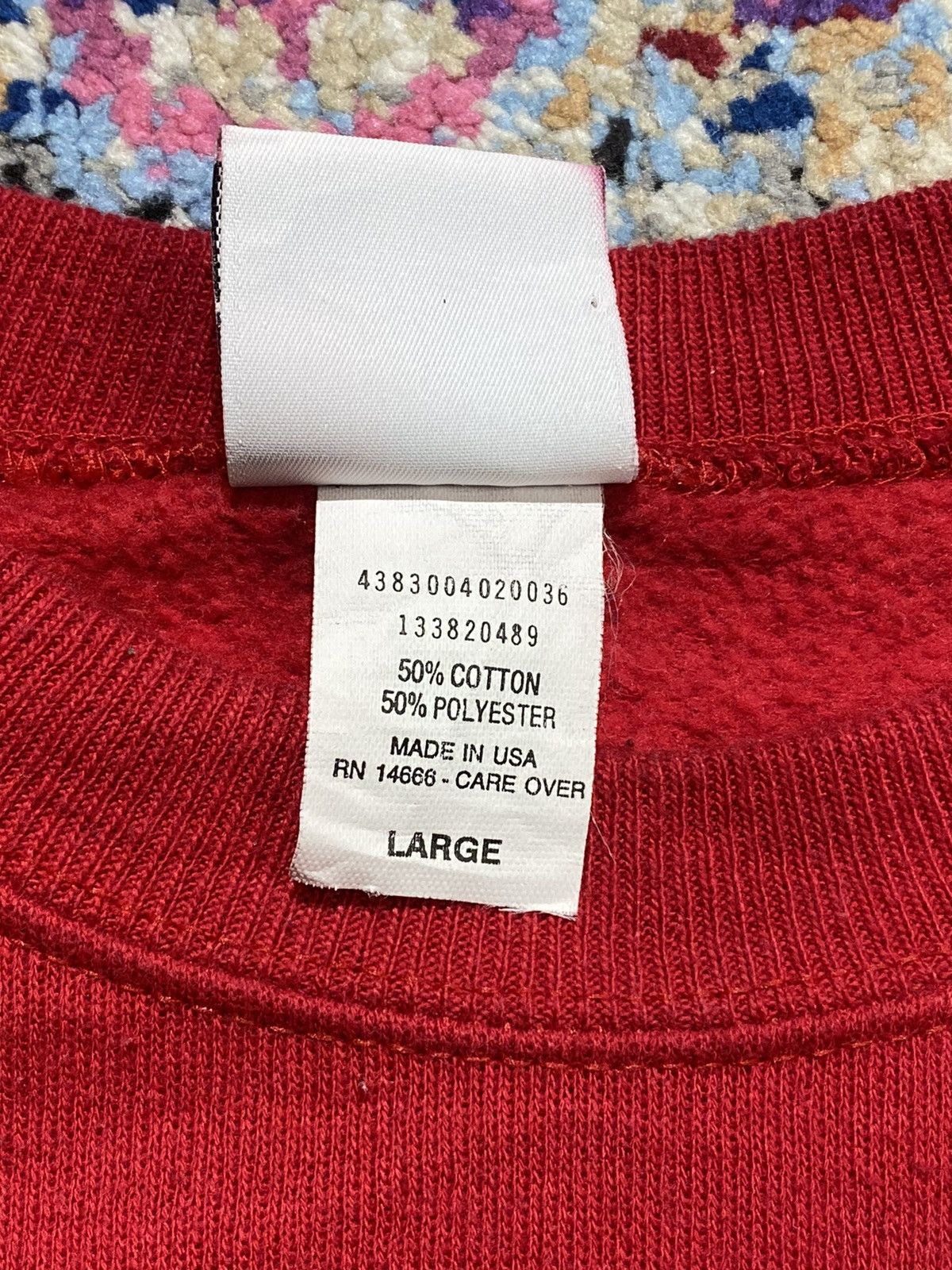 Lee 1989 Lee Sturdy Sweats Embroidered Ribbons Sweatshirts Size US L / EU 52-54 / 3 - 9 Thumbnail